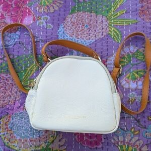 White Leather Crossbody Bag